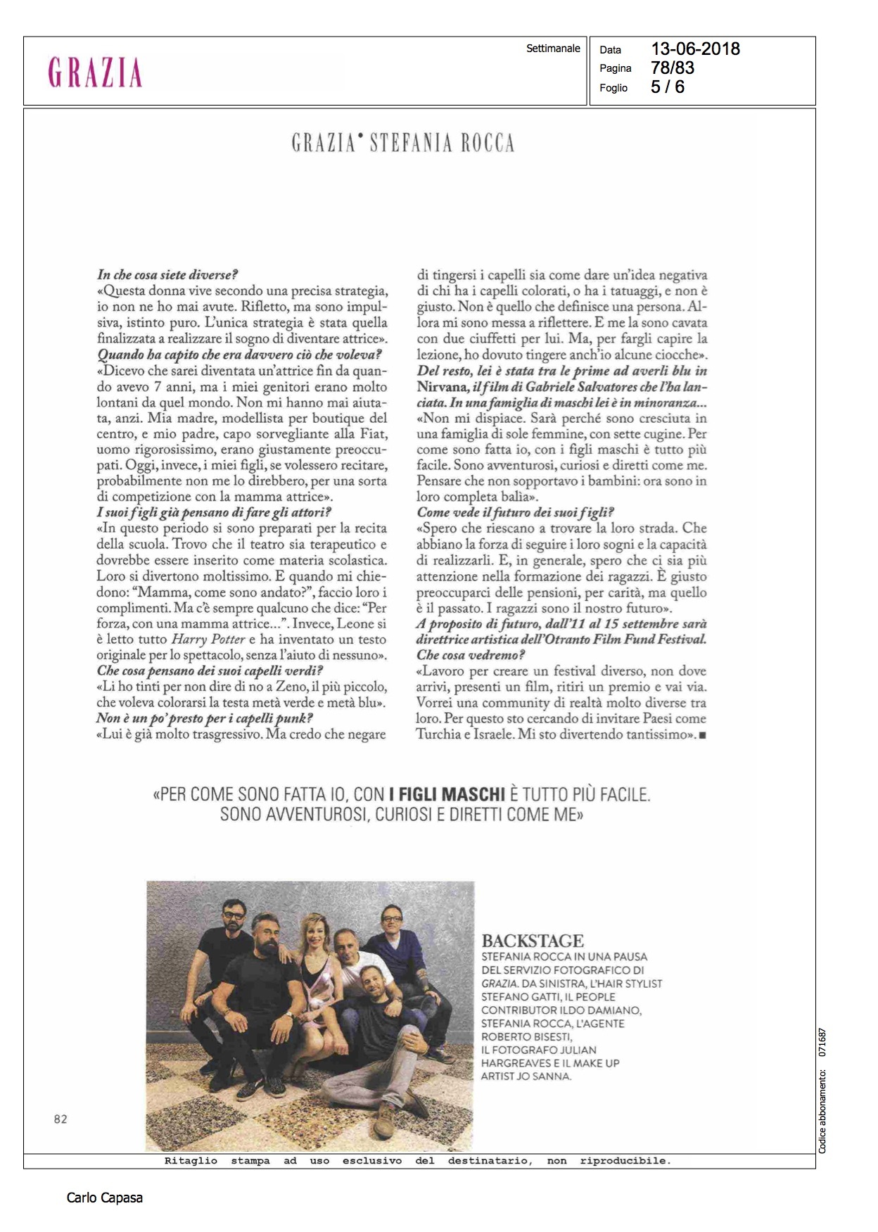 Grazia giugno 2018 5