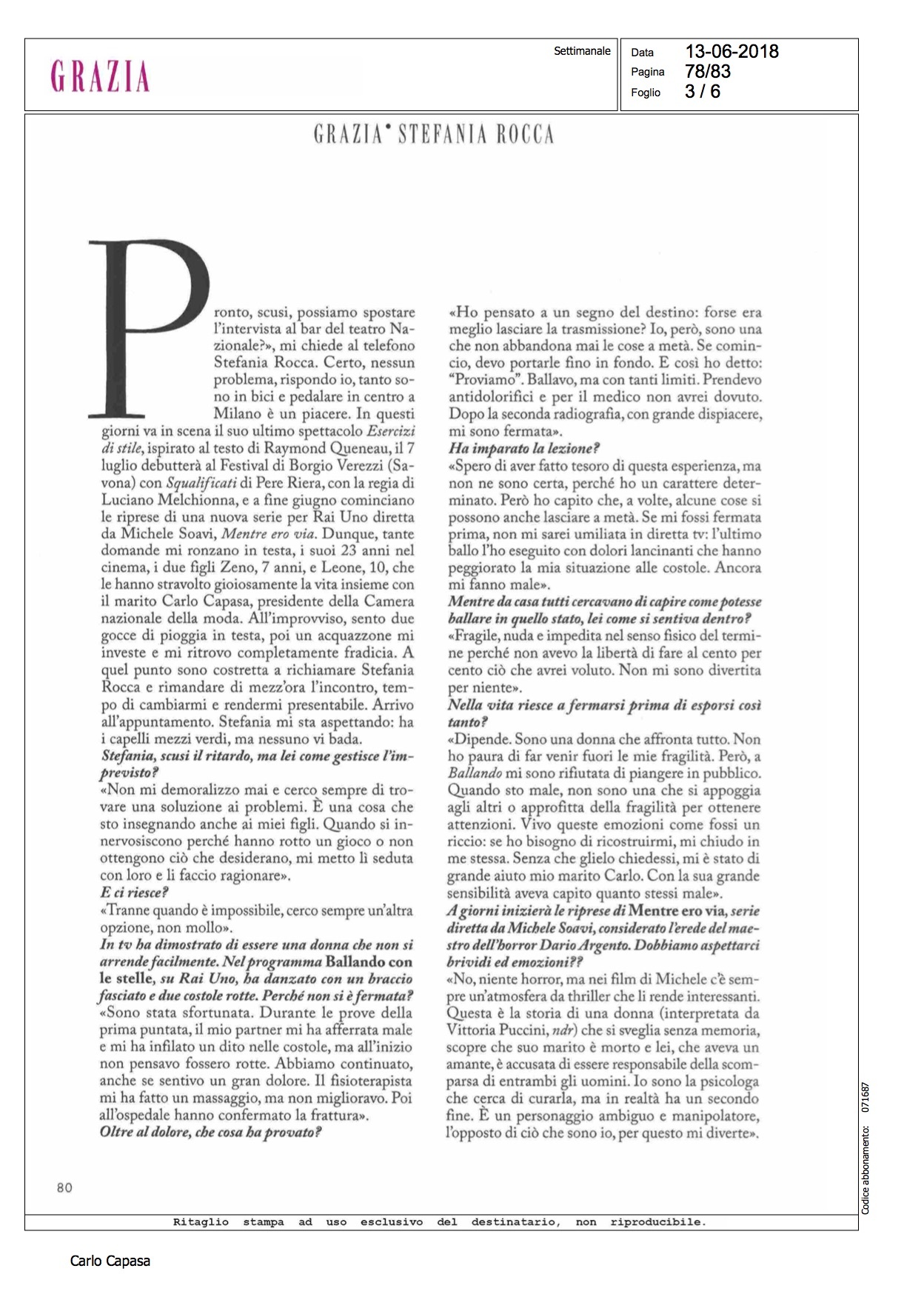 Grazia giugno 2018 3